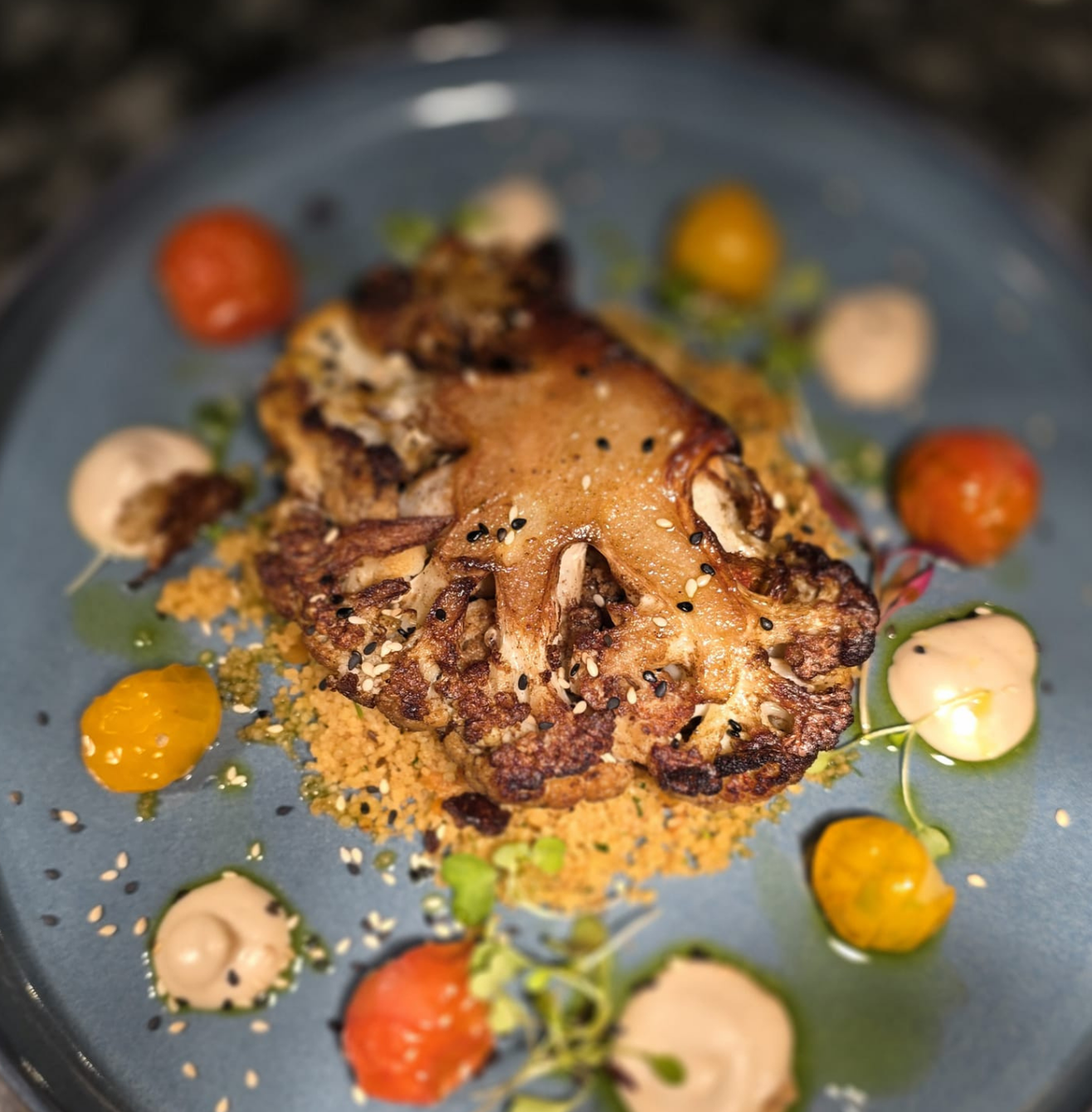  Moroccan Spiced Cauliflower Steak 