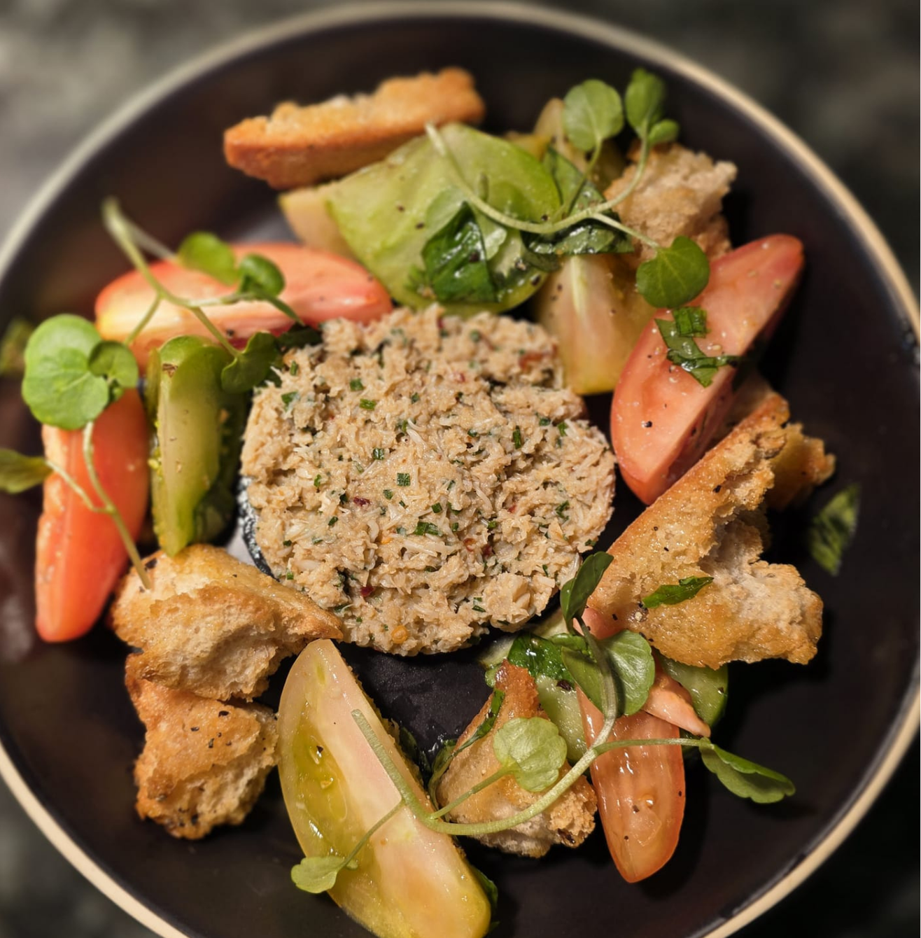  Crab Panzanella Salad 