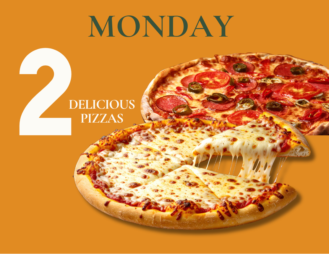 2 Pizzas for £18 The Duck & Dagger